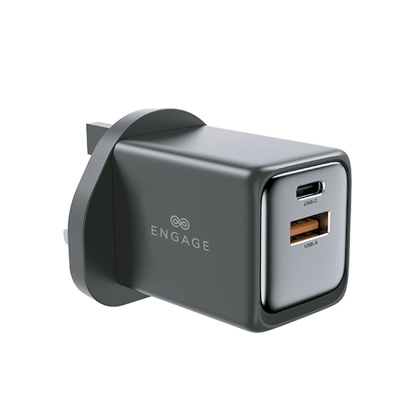 Engage Dual Port 45W GaNii PD Fast Charger/Adapter