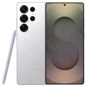 Buy Galaxy S25 Ultra 5G (12GB+512GB) Titanium White silver at M&E Store in Kuwait