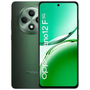 Buy OPPO Reno12 F 5G (12GB+12GB-256GB) Olive Green at M&E Store in Kuwait