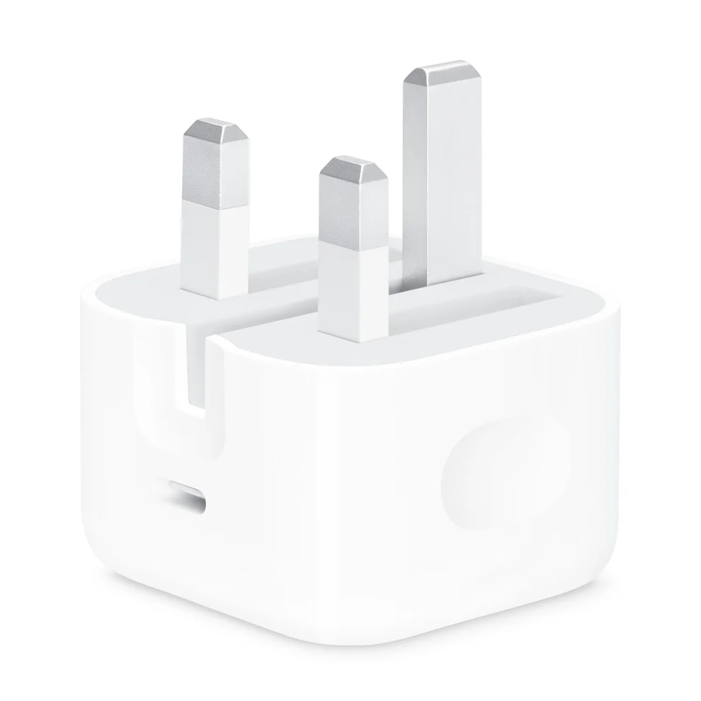 Buy Apple 20W USB-C Power Adapter Apple 20W USB-C Adapter (MHJF3B/A White) UK Plug for fast charging