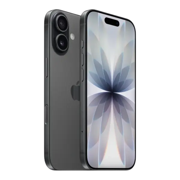 Apple iPhone 17 Black Apple iPhone front and back view of 17 Black