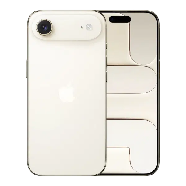 Apple iPhone Air Light Gold Apple iPhone Air front and back view of Light Gold