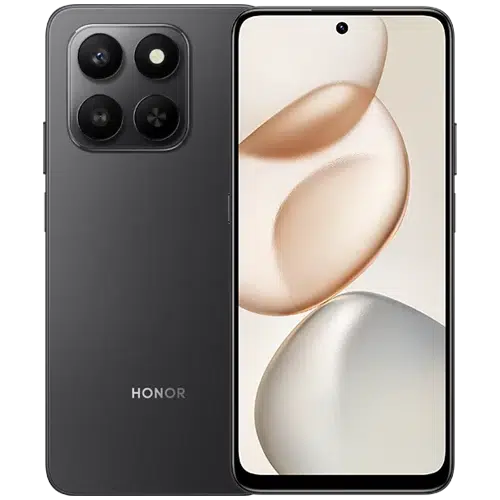 HONOR X7d 5G NFC Velvet Black front and back