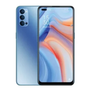 Buy OPPO Reno4 (8GB RAM +128GB Storage) Blue color at M&E Store in Kuwait