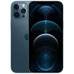 Front and back view of Apple iPhone 12 Pro Pacific Blue