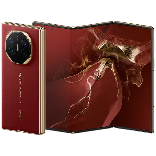 HUAWEI Mate XT ULTIMATE DESIGN Red Colour Buy HUAWEI Mate XT ULTIMATE DESIGN (16GB+1TB) Red Colour at M&E Store in Kuwait