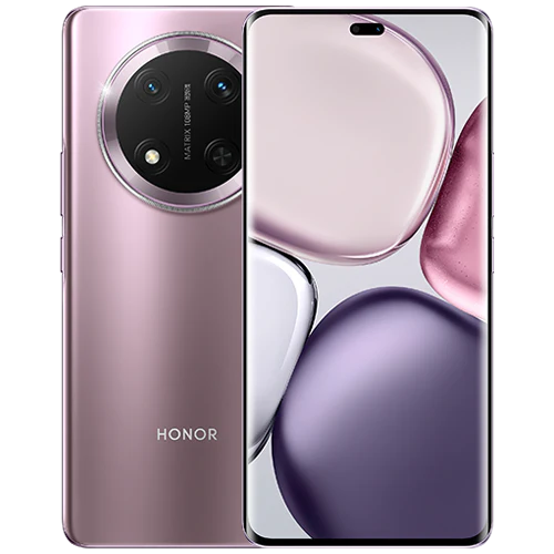 Honor X9c 5G front view Titanium Purple