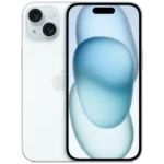 front and back view of Apple iPhone 15 Plus Blue colour