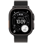 Apple Watch Ultra 3 GPS + Cellular 49mm Natural Titanium Case with Titanium Milanese Loop - Image 2