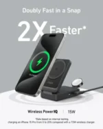 Anker MagGo Wireless Charging Station (Foldable 3-in-1) - Image 5