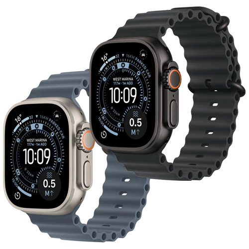 Apple Watch Ultra 3 GPS + Cellular, 49mm - Titanium Case with Ocean Band Buy Apple Watch Ultra 3 GPS + Cellular, 49mm - Titanium Case with Ocean Band at M&E Store in Kuwait
