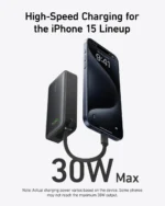 Anker Nano Power Bank (30W, Built-In USB-C Cable) - Image 4