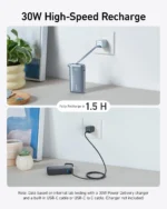 Anker Nano Power Bank (30W, Built-In USB-C Cable) - Image 2