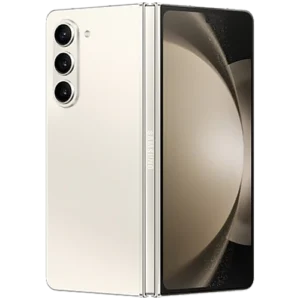 Buy Samsung Galaxy Z Fold5 5G (12GB+1TB) Cream Color at M&E Store in Kuwait