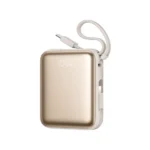 Buy JOYROOM JR-PBF27 22.5W mini Power Bank 10000mAh gold color at M&E Store in Kuwait
