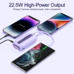 JOYROOM JR-L012 22.5W Plus Power Bank 20000mAh with Dual Cables - Image 11