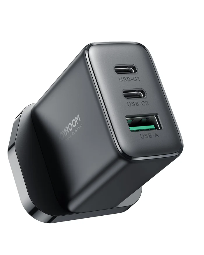 Joyroom JR-TCF10 32W 2C1A Fast Charger - Black 1 Buy Joyroom JR-TCF10 32W 2C1A Fast Charger - Black color at M&E Store in Kuwait