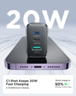 Joyroom JR-TCF10 32W 2C1A Fast Charger - Black - Image 6