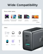 Joyroom JR-TCF10 32W 2C1A Fast Charger - Black - Image 4
