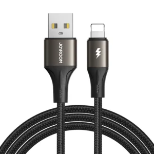 Buy Joyroom S-A25-AL3 Flash-Charge Series 3A Lightning Cable (1.2M) Black at M&E store in Kuwait