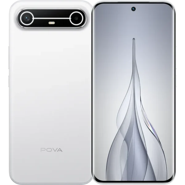 Buy TECHNO POVA Slim 5G white at M&E Store in Kuwait