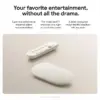 Google TV Streamer (4K) 32GB with Voice Remote – Porcelain – Product view 8