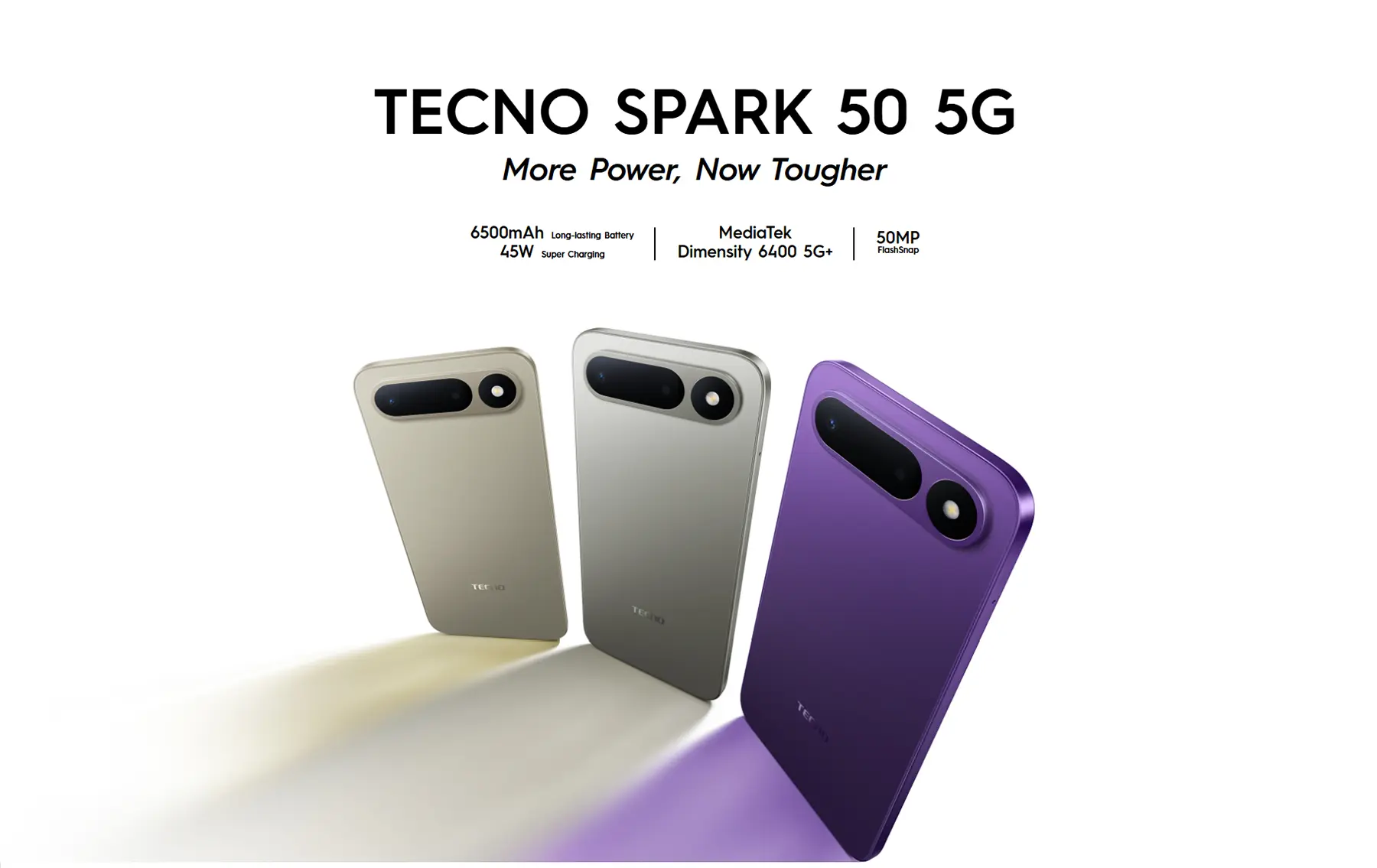 TECNO SPARK 50 5G 4GB/256GB — product feature image 2