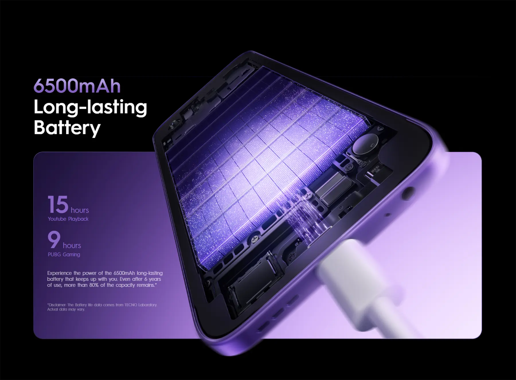 TECNO SPARK 50 5G 4GB/256GB — product feature image 5