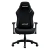 Front view of AndaSeat Luna Large fabric gaming chair in Black
