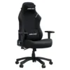 Angled view of AndaSeat Luna Large fabric gaming chair in Black