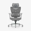 Front view of AndaSeat X-Air Pro mesh gaming chair in Ash Grey