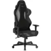 Angled front view of DXRacer AIR Series mesh gaming chair in Black