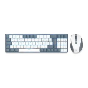 Redragon BS8772 Wireless Keyboard & Mouse Combo – Grey/White, English