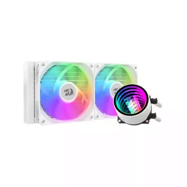 Redragon CCW-3011 240 mm ARGB Liquid CPU Cooler – White product image
