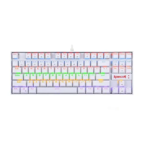 Redragon KUMARA K552W-RGB Mechanical Keyboard – White, English product image