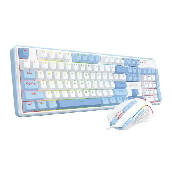 Redragon S139 Mechanical Keyboard & Mouse Combo – English product image
