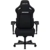 Front view of AndaSeat Kaiser 4 Large Black Fabric gaming chair