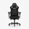 Front view of AndaSeat Kaiser 4 XL Carbon Black fabric gaming chair
