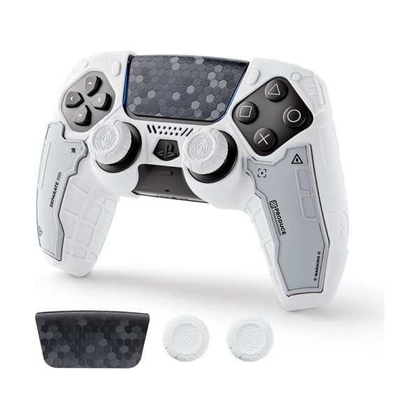 GeekShare Anti-Slip Silicone Protective Case For PS5 Controller - Dawn White product image