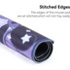 GeekShare Star Wings Dark Gaming Mouse Pad – Dark Purple product image — product view 3
