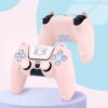 GeekShare Silicone Protective Case For PS5 DualSense Controller - Cat Paw Pink product image — product view 2