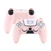 GeekShare Silicone Protective Case For PS5 DualSense Controller - Cat Paw Pink product image