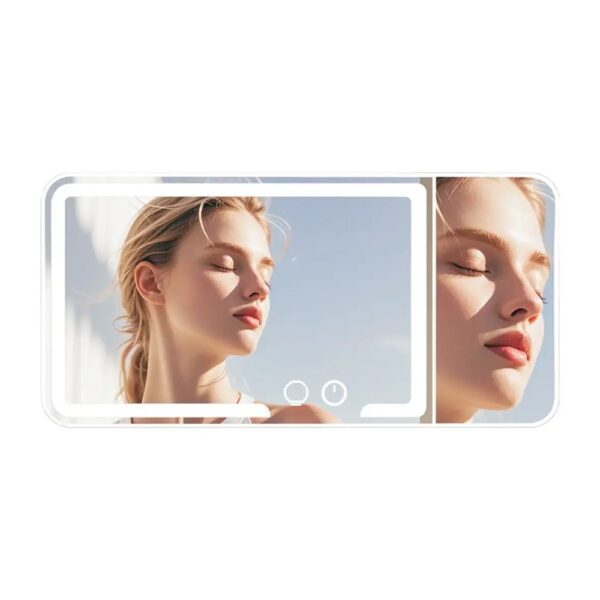 Porodo Lifestyle Shinevibe LED Car Makeup Mirror - Clear product image