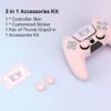 GeekShare Silicone Protective Case For PS5 DualSense Controller - Cat Paw Pink product image — product view 4