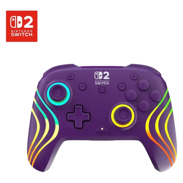 Turtle Beach Nintendo Switch 2 Afterglow Wave Wireless RGB Gaming Controller - Purple product image