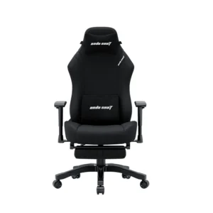 Andaseat Luna Pro Series Gaming Chair With Footrest - Black Fabric | Buy Online in Kuwait | M&E store