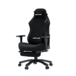Andaseat Luna Pro Series Gaming Chair With Footrest - Black Fabric - Image 2