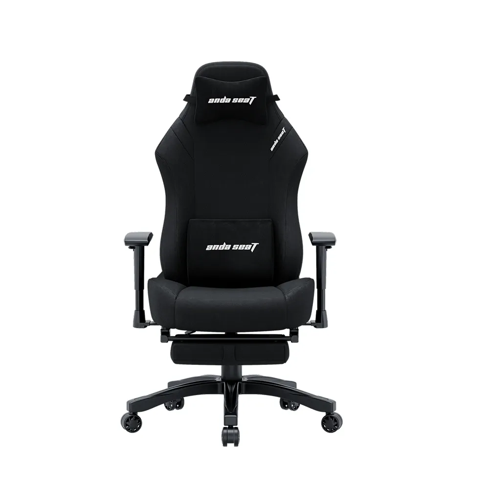 Andaseat Luna Pro Series Gaming Chair With Footrest - Black Fabric Andaseat Luna Pro Series Gaming Chair With Footrest - Black Fabric | Buy Online in Kuwait | M&E store