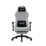Andaseat Luna Pro Series Gaming Chair With Footrest - Grey Fabric | Buy online In Kuwait | M&E Store