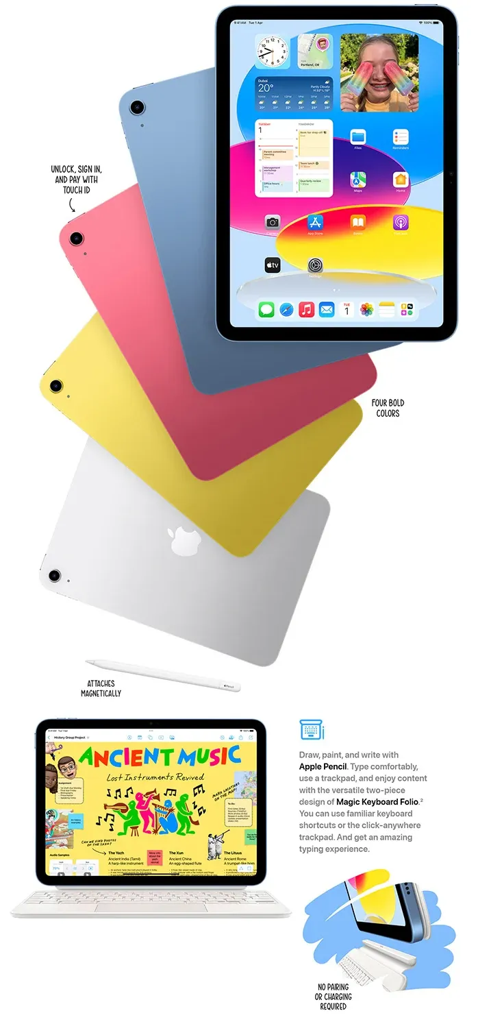 Apple iPad 11 inch (A16) Wi-Fi 128GB (English Version)
